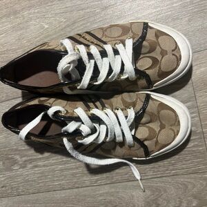 Coach Kids Sneakers in Brown and Black